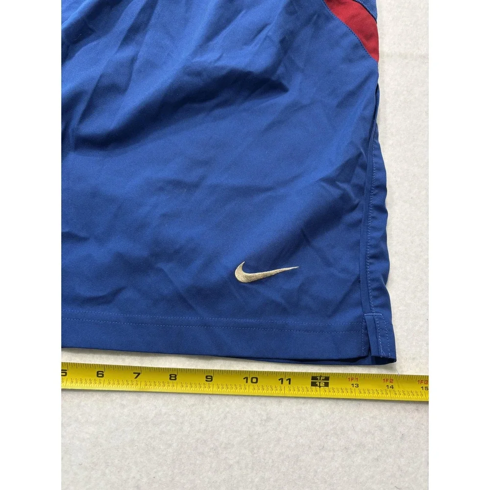 FC Barcelona Shorts Mens Large Blue La Liga Soccer Nike Training Crest Athletic